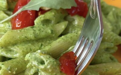 Pasta Veg al Pesto di Rucola e Anacardi